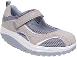 Skechers Women's Shape Up-Sleek Fitness Walking Shoe,Stone/Silver,9 M US