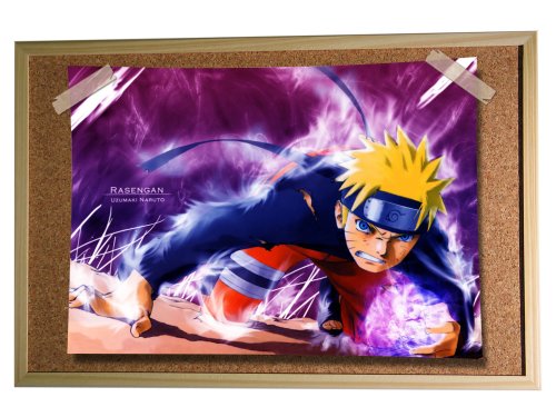 Anime Naruto Kyuubi Rage Rasengan Poster Print Size:16 x 12 (40 x 30 cm Approx)