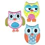 Vintage Style Owls - Set of 3 Iron on Sew on Embro&hellip by ChewyBuy