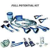 The Human Trainer Suspension Gym Full Potential Complete Kit: Main Straps, Handles, Door Anchor, Versatility Anchor, Travel Bag, Ceiling Mounts, Ab Straps, Circuit7 DVD and Manual