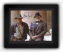 Indiana Jones Sean Connery & Harrison Ford Autograph Signed & Framed Photo
