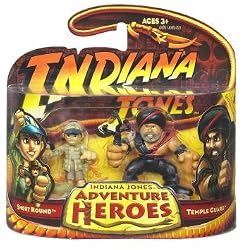 Indiana Jones Adventure Heroes 2 Pack Short Round W/ Voodoo Doll Vs. Temple Thug