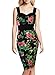 Fashion Womens Floral Rose Print Stretch Bodycon Summer Prom Party Cocktail Dresses