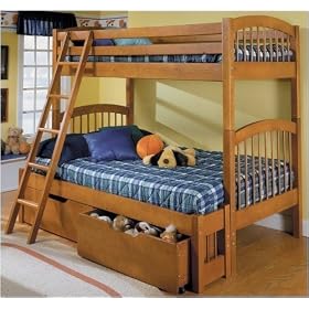 Powell Ontario "Burnished Brown" Twin/Full Bunk Bed Conversion Kit