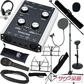 TASCAM タスカム オーディオインターフェイスセット US-122MKII サクラ楽器オリジナル スペシャルレコーディングセット