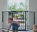 Babydan 5626-10600-17-85 -  T&uuml;rschutzgitter Flex 3, schwarz