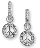 Peace Diamond Pave Charms
