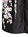 Choies Women's Black Sakura Print High Waist Maxi Skirt S