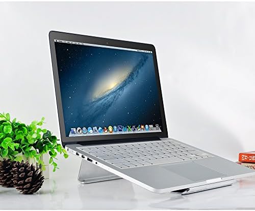 New U1 Premium Aluminum Stand for MacBook and Laptop Computer 10"-17" (Silver)