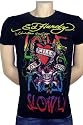Ed Hardy by Christian Audigier T-Shirt Rhinestone - Love kills slowly