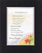 Touching and Heartfelt Poem for Special Friends - Forever Friend Poem on 11 x 14 inches Double Beveled Matting