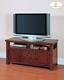 Breezewood TV Stand in Burnished Oak Finish