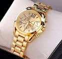 Famous Luxuxy Brand Logo Roma Dial Digital 24k Gold Men Full Steel Watch Women Dress Watches Lady Fashion Quartz Watch