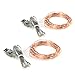 LED Fairy Lights, Oak Leaf 2 Set of USB 60 LED Starry String Lights Copper Wire for Home Bedroom Christmas Party Wedding Decoration,19.7ft,Warm White