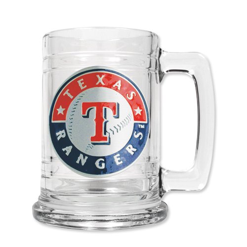 Texas Rangers 15oz Glass Tankard