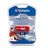 Verbatim 96770 8GB Store n Go USB Flash Drive with TAA Compliant (Red)