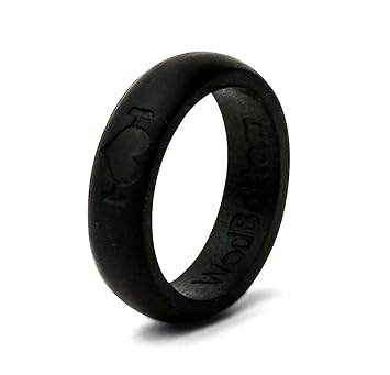 Silicone womens wedding ring
