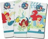 Set of three (3) Disney 'Little Mermaid' Kitchen/Bath Hand Towels