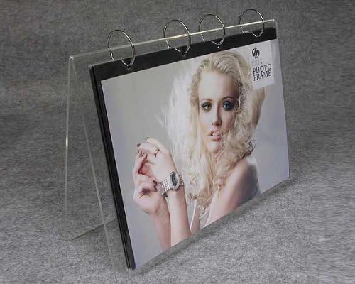 (5unit/lot )Modern Desk Top Acrylic Perspex Calendar Stand Display