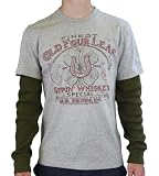 Lucky Brand Jeans Thermal Long Sleeve T-Shirt Old Four Leaf Whiskey Gray