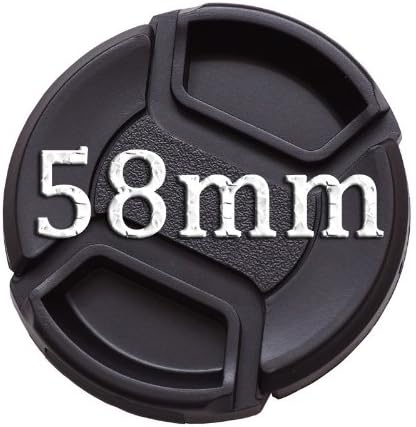 IMZ Lens Cap Bundle - 3 x 58MM Front Lens Filter Snap On Pinch Cap Protector Cover For DSLR SLR Camera Lens
