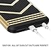 iPhone 6 Plus Case, DACHUI [Anti-slippery Design] Durable Rugged Dual-Layer [PC + TPU] Ultra Slim Protective Shock-Absorption Anti-scratch Defender For Apple iPhone 6/6S Plus (Black+Gold)
