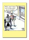 Batman Help Wanted Funny Happy Birthday Greeting Card