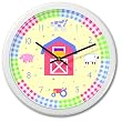 Olive Kids - Country Baby Clock (White)