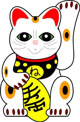 Maneki Neko Art Sticker