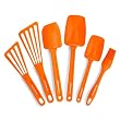 Rachael Ray Nylon Tools 6-Piece Utensil Set, Orange
