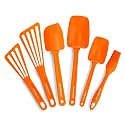 Rachael Ray Nylon Tools 6-Piece Utensil Set, Orange