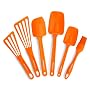 Rachael Ray Nylon Tools 6-Piece Utensil Set, Orange