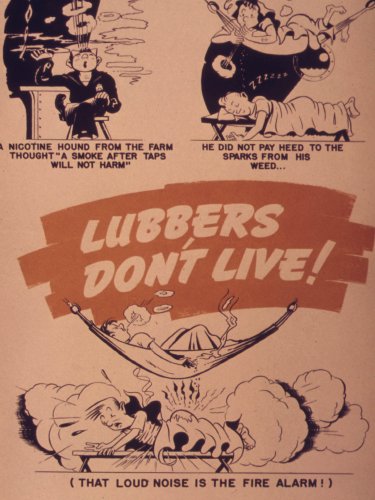WWII Poster - Lubbers don't live - A Nicotine hound from the farm - 24"x18.5"