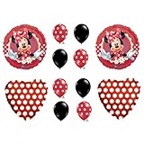 1 X MAD ABOUT MINNIE MOUSE BIRTHDAY PARTY Balloons Decorations Supplies