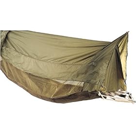 Click here to buy Miitary Style Jungle Hammock, Shelter with Mosquito Netting.