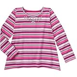 GYMBOREE(ジンボリー) ジェムスモックトップ バイオレットストライプ トップス長袖Tシャツ 10歳【並行輸入】