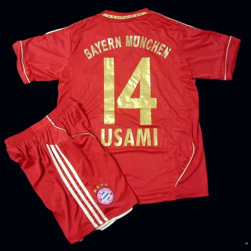 サッカーユニフォーム ■ 【2012モデル】ブンデスリーガ・バイエルン・ミュンヘン/宇佐美 貴史 背番号14 ■ 大人用上下セット XL