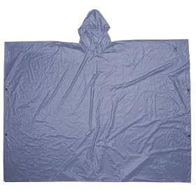CLC Rain Wear R10430 .10MM PVC Poncho - Blue Large