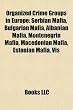 Organized Crime Groups in Europe: Serbian Mafia