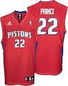 Tayshaun Prince Jersey: adidas Red Replica #22 Detroit Pistons Jersey
