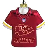 SC Sports Kansas City Chiefs Laser Jersey Ornament