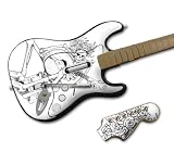 MusicSkins MS-SMAK30028 Rock Band Wireless Guitar- Stanley Mouse and Alton Kelley- Mandolin Skin