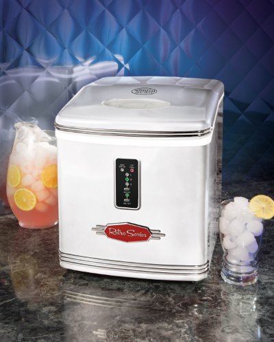Nostalgia Electrics RIC-100WHT Retro Series Ice Maker Nostalgia Electrics RIC-100WHT Retro Series Ice Maker