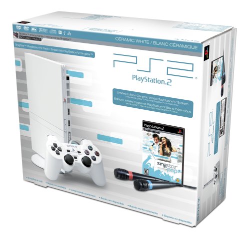 PlayStation 2 SingStar Bundle - Ceramic White