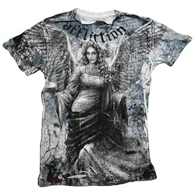 Release Bamboo S/S Guys T-shirt in White by Affliction Clothing - Ships in ''24'' Hours!