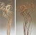 Twisted Ting Sparkle, 3 feet Tall, Pack of 15 - Champagne