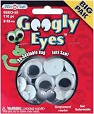 Sew-On Googly Eyes 5Mm-30Mm 110/Pkg-8Mm-18Mm Black