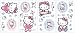 Hello Kitty Ballet Ballerina Wall Decor Stickers