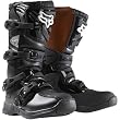 Fox Racing Comp 3 Youth Boys Dirt Bike Motorcycle Boots - Black