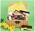 LATE SPRING/SUMMER HAMPER PRESENT - Traditional willow hamper packed with delicious treats including English handmade chocolates